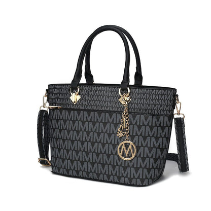 MKF Collection Yonah Tote Signature Printed Vegan Leather by Mia K - 7DAY'S