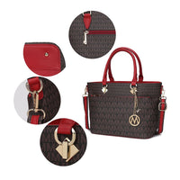 MKF Collection Yonah Tote Signature Printed Vegan Leather by Mia K - 7DAY'S