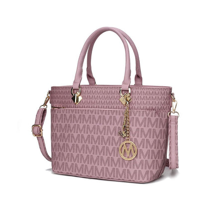 MKF Collection Yonah Tote Signature Printed Vegan Leather by Mia K - 7DAY'S