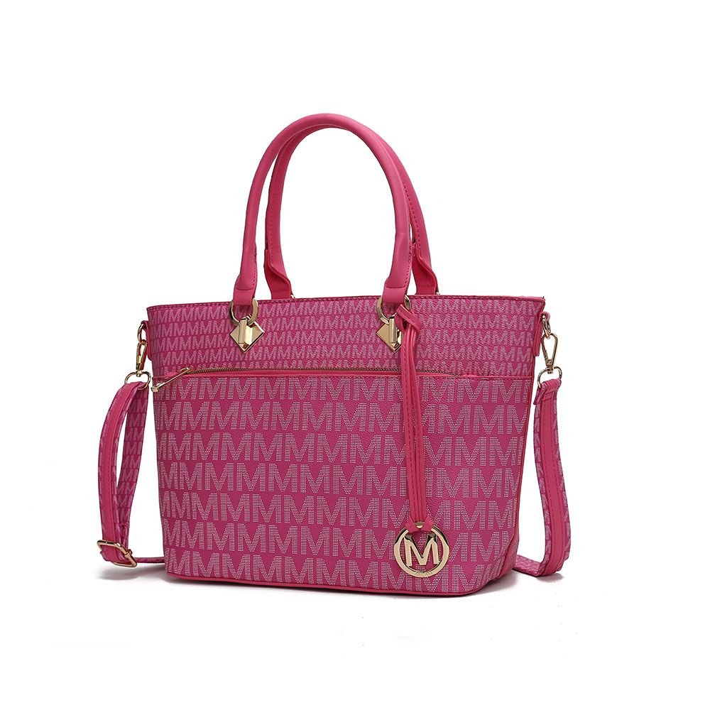 MKF Collection Yonah Tote Signature Printed Vegan Leather by Mia K - 7DAY'S