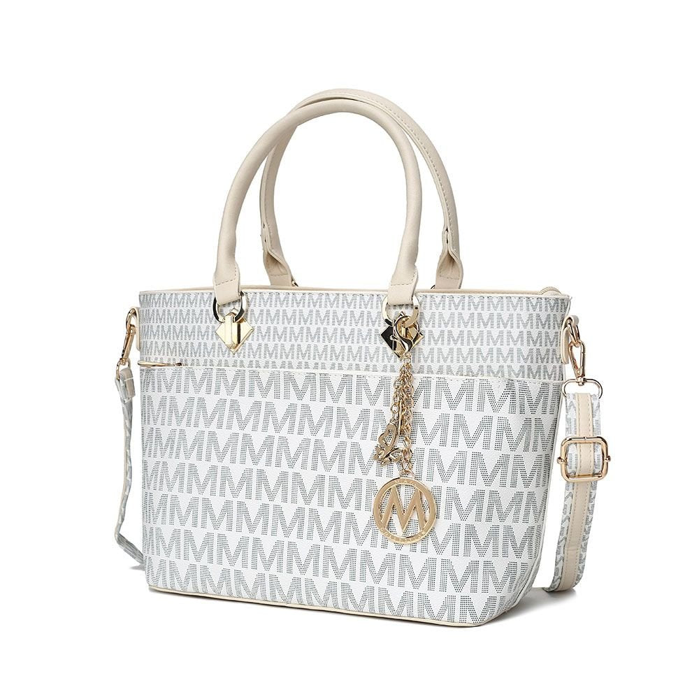 MKF Collection Yonah Tote Signature Printed Vegan Leather by Mia K - 7DAY'S