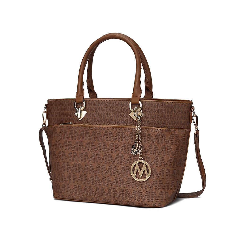 MKF Collection Yonah Tote Signature Printed Vegan Leather by Mia K - 7DAY'S