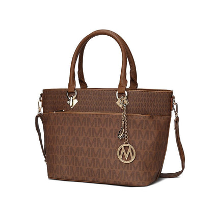 MKF Collection Yonah Tote Signature Printed Vegan Leather by Mia K - 7DAY'S