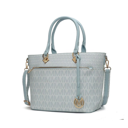 MKF Collection Yonah Tote Signature Printed Vegan Leather by Mia K - 7DAY'S