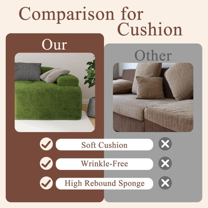 Modern Sofa Bed,Velvet Sleeper Couch,3 Seater Tufted Sofa,And Adjustable Backrests For Small Spaces, Living Room, Bedroom - 7DAY'S