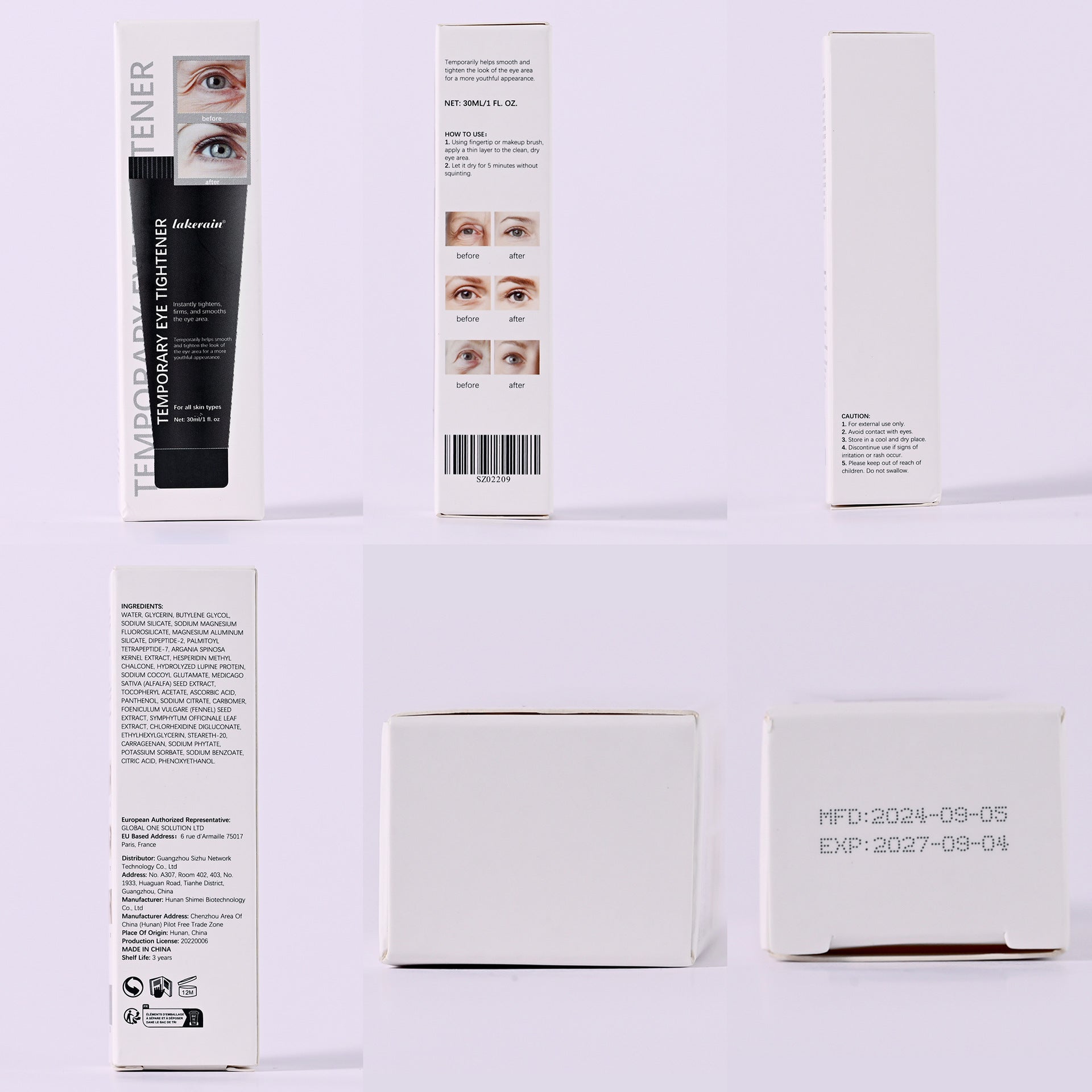 Moisturizing Instant Eye Tight Eye Cream - 7DAY'S