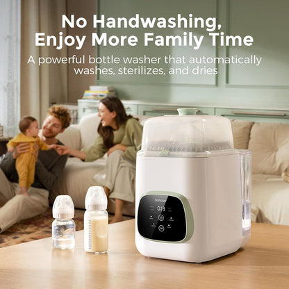 Momcozy KleanPal Pro Baby Bottle Washer, Sterilizer & Dryer - All - in - One Cleaning Machine for Bottles, Pump Parts & Baby Essentials - Time - Saving & Effortless Care - 7DAY'S
