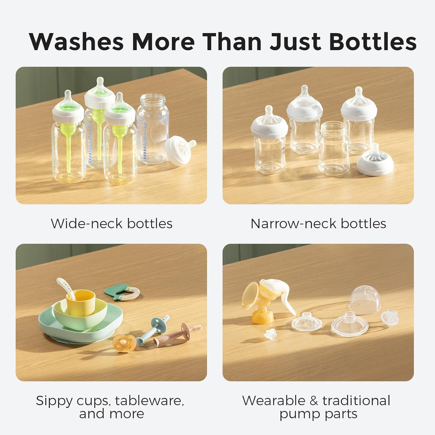 Momcozy KleanPal Pro Baby Bottle Washer, Sterilizer & Dryer - All - in - One Cleaning Machine for Bottles, Pump Parts & Baby Essentials - Time - Saving & Effortless Care - 7DAY'S