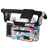Momcozy Universal Stroller Organizer with Insulated Cup Holder Detachable Phone Bag & Shoulder Strap, Fits for Stroller like Uppababy, Baby Jogger, Britax, BOB, Umbrella and Pet Stroller - 7DAY'S