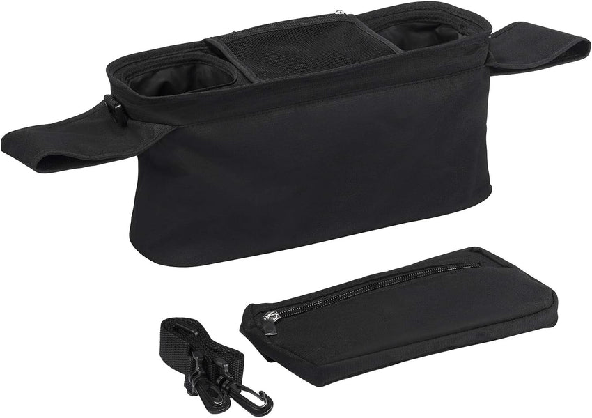 Momcozy Universal Stroller Organizer with Insulated Cup Holder Detachable Phone Bag & Shoulder Strap, Fits for Stroller like Uppababy, Baby Jogger, Britax, BOB, Umbrella and Pet Stroller - 7DAY'S