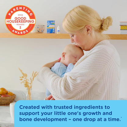 Mommy’s Bliss Organic Vitamin D Drops - Infants and Newborns - Supports Growth and Bone Development - Easy Use - 400 IU Per Drop - 100 Daily Servings - 7DAY'S