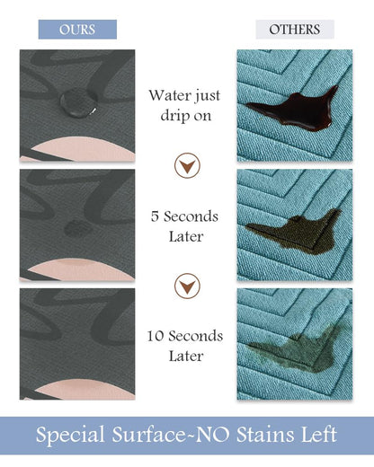 MontVoo - Bath Mat - Bathroom Mat Rug Non Slip Super Absorbent Stain Resistant Quick Dry Thin Bathroom Rug - Bath Mats for Bathroom Floor Bathtub Vanity - Bathmat Bath Rug Easy Care - 17"x27" Grey - 7DAY'S