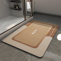 MontVoo - Bath Mat - Bathroom Mat Rug Non Slip Super Absorbent Stain Resistant Quick Dry Thin Bathroom Rug - Bath Mats for Bathroom Floor Bathtub Vanity - Bathmat Bath Rug Easy Care - 17"x27" Grey - 7DAY'S