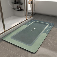 MontVoo - Bath Mat - Bathroom Mat Rug Non Slip Super Absorbent Stain Resistant Quick Dry Thin Bathroom Rug - Bath Mats for Bathroom Floor Bathtub Vanity - Bathmat Bath Rug Easy Care - 17"x27" Grey - 7DAY'S