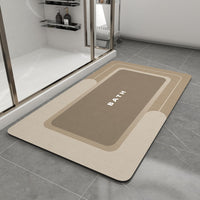 MontVoo - Bath Mat - Bathroom Mat Rug Non Slip Super Absorbent Stain Resistant Quick Dry Thin Bathroom Rug - Bath Mats for Bathroom Floor Bathtub Vanity - Bathmat Bath Rug Easy Care - 17"x27" Grey - 7DAY'S