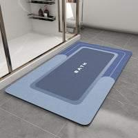 MontVoo - Bath Mat - Bathroom Mat Rug Non Slip Super Absorbent Stain Resistant Quick Dry Thin Bathroom Rug - Bath Mats for Bathroom Floor Bathtub Vanity - Bathmat Bath Rug Easy Care - 17"x27" Grey - 7DAY'S