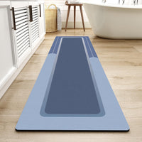 MontVoo - Bath Mat - Bathroom Mat Rug Non Slip Super Absorbent Stain Resistant Quick Dry Thin Bathroom Rug - Bath Mats for Bathroom Floor Bathtub Vanity - Bathmat Bath Rug Easy Care - 17"x27" Grey - 7DAY'S