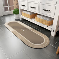 MontVoo Bath Mat - Non Slip, Quick Dry, Stain Resistant Bath Mat Rug for Bathroom Floor - Easy Care Shower Rug for Outside Bathtub - 17"x27" Darkgrey - 7DAY'S