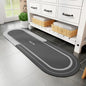 MontVoo Bath Mat - Non Slip, Quick Dry, Stain Resistant Bath Mat Rug for Bathroom Floor - Easy Care Shower Rug for Outside Bathtub - 17"x27" Darkgrey - 7DAY'S