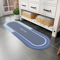 MontVoo Bath Mat - Non Slip, Quick Dry, Stain Resistant Bath Mat Rug for Bathroom Floor - Easy Care Shower Rug for Outside Bathtub - 17"x27" Darkgrey - 7DAY'S