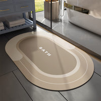 MontVoo Bath Mat - Non Slip, Quick Dry, Stain Resistant Bath Mat Rug for Bathroom Floor - Easy Care Shower Rug for Outside Bathtub - 17"x27" Darkgrey - 7DAY'S
