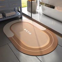 MontVoo Bath Mat - Non Slip, Quick Dry, Stain Resistant Bath Mat Rug for Bathroom Floor - Easy Care Shower Rug for Outside Bathtub - 17"x27" Darkgrey - 7DAY'S