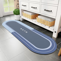 MontVoo Bath Mat - Non Slip, Quick Dry, Stain Resistant Bath Mat Rug for Bathroom Floor - Easy Care Shower Rug for Outside Bathtub - 17"x27" Darkgrey - 7DAY'S