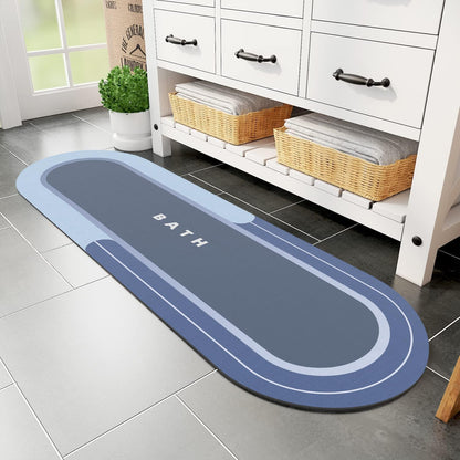 MontVoo Bath Mat - Non Slip, Quick Dry, Stain Resistant Bath Mat Rug for Bathroom Floor - Easy Care Shower Rug for Outside Bathtub - 17"x27" Darkgrey - 7DAY'S