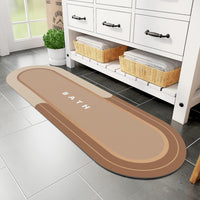 MontVoo Bath Mat - Non Slip, Quick Dry, Stain Resistant Bath Mat Rug for Bathroom Floor - Easy Care Shower Rug for Outside Bathtub - 17"x27" Darkgrey - 7DAY'S