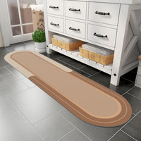 MontVoo Bath Mat - Non Slip, Quick Dry, Stain Resistant Bath Mat Rug for Bathroom Floor - Easy Care Shower Rug for Outside Bathtub - 17"x27" Darkgrey - 7DAY'S