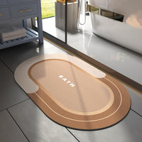 MontVoo Bath Mat - Non Slip, Quick Dry, Stain Resistant Bath Mat Rug for Bathroom Floor - Easy Care Shower Rug for Outside Bathtub - 17"x27" Darkgrey - 7DAY'S