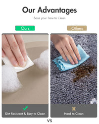 MontVoo Bath Mat - Non Slip, Quick Dry, Stain Resistant Bath Mat Rug for Bathroom Floor - Easy Care Shower Rug for Outside Bathtub - 17"x27" Darkgrey - 7DAY'S