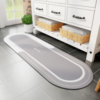 MontVoo Bath Mat - Non Slip, Quick Dry, Stain Resistant Bath Mat Rug for Bathroom Floor - Easy Care Shower Rug for Outside Bathtub - 17"x27" Darkgrey - 7DAY'S