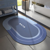MontVoo Bath Mat - Non Slip, Quick Dry, Stain Resistant Bath Mat Rug for Bathroom Floor - Easy Care Shower Rug for Outside Bathtub - 17"x27" Darkgrey - 7DAY'S