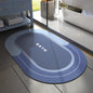 MontVoo Bath Mat - Non Slip, Quick Dry, Stain Resistant Bath Mat Rug for Bathroom Floor - Easy Care Shower Rug for Outside Bathtub - 17"x27" Darkgrey - 7DAY'S