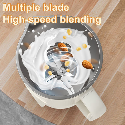 Mooye 35oz Automatic Nut Milk Maker with Nut Milk Bag - Homemade Almond, 10 Blades, Oat, Soy Milk Machine - Auto - operation, 12 Hours Timer, Easy Cleaning - Dairy - Free Beverages - 7DAY'S