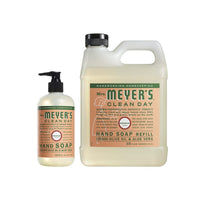 MRS. MEYER'S CLEAN DAY Hand Soap, Made with Essential Oils, Biodegradable Formula, Rain Water, 12.5 fl. oz - Pack of 3 - 7DAY'S