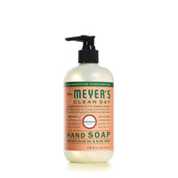 MRS. MEYER'S CLEAN DAY Hand Soap, Made with Essential Oils, Biodegradable Formula, Rain Water, 12.5 fl. oz - Pack of 3 - 7DAY'S