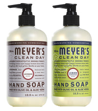 MRS. MEYER'S CLEAN DAY Hand Soap, Made with Essential Oils, Biodegradable Formula, Rain Water, 12.5 fl. oz - Pack of 3 - 7DAY'S