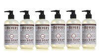 MRS. MEYER'S CLEAN DAY Hand Soap, Made with Essential Oils, Biodegradable Formula, Rain Water, 12.5 fl. oz - Pack of 3 - 7DAY'S