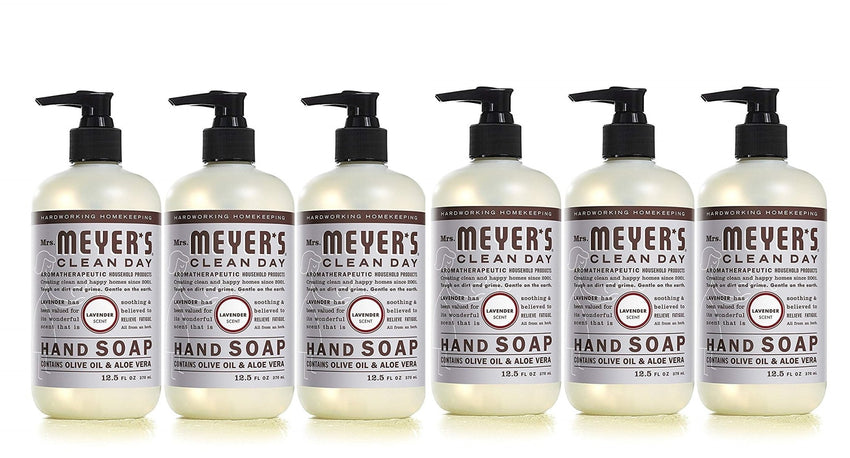 MRS. MEYER'S CLEAN DAY Hand Soap, Made with Essential Oils, Biodegradable Formula, Rain Water, 12.5 fl. oz - Pack of 3 - 7DAY'S