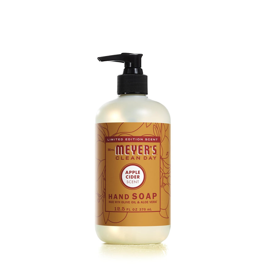 MRS. MEYER'S CLEAN DAY Hand Soap, Made with Essential Oils, Biodegradable Formula, Rain Water, 12.5 fl. oz - Pack of 3 - 7DAY'S