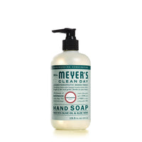MRS. MEYER'S CLEAN DAY Hand Soap, Made with Essential Oils, Biodegradable Formula, Rain Water, 12.5 fl. oz - Pack of 3 - 7DAY'S