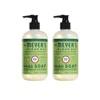 MRS. MEYER'S CLEAN DAY Hand Soap, Made with Essential Oils, Biodegradable Formula, Rain Water, 12.5 fl. oz - Pack of 3 - 7DAY'S