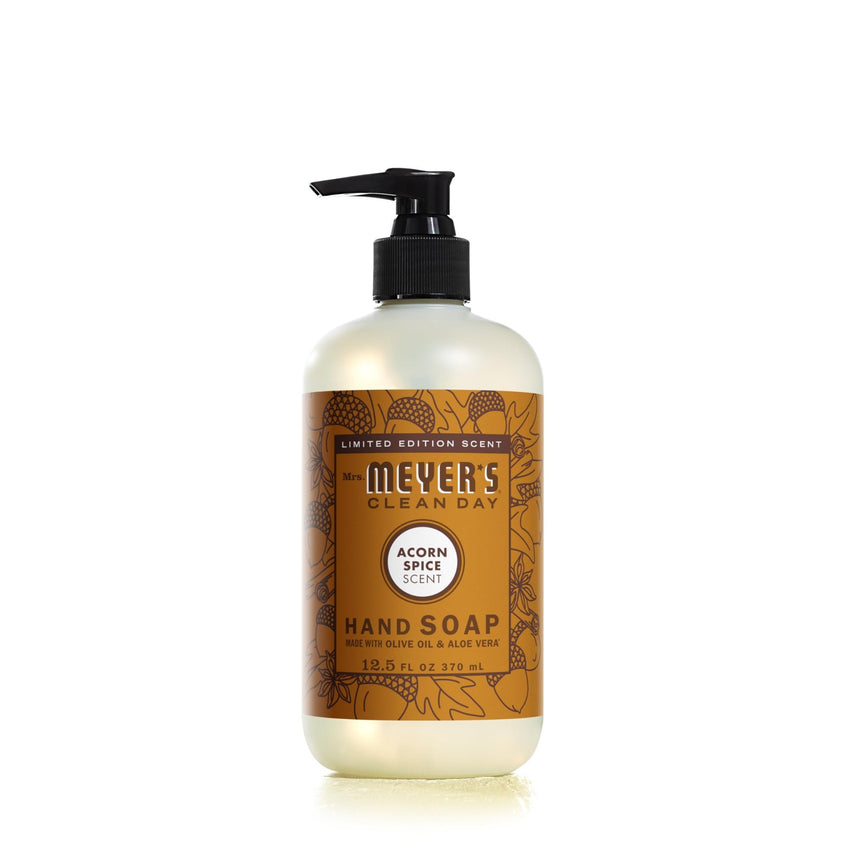 MRS. MEYER'S CLEAN DAY Hand Soap, Made with Essential Oils, Biodegradable Formula, Rain Water, 12.5 fl. oz - Pack of 3 - 7DAY'S