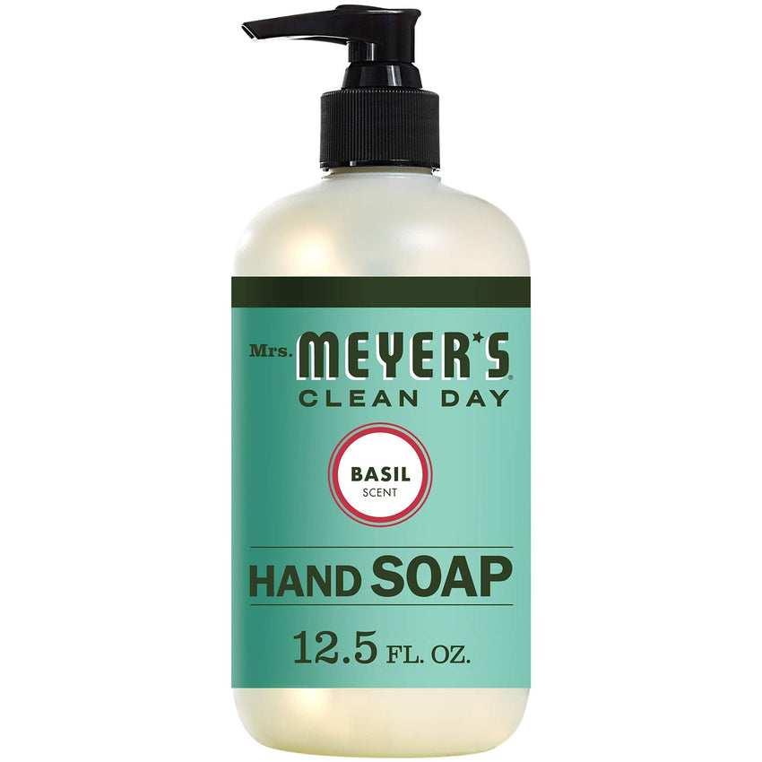 MRS. MEYER'S CLEAN DAY Hand Soap, Made with Essential Oils, Biodegradable Formula, Rain Water, 12.5 fl. oz - Pack of 3 - 7DAY'S