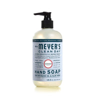 MRS. MEYER'S CLEAN DAY Hand Soap, Made with Essential Oils, Biodegradable Formula, Rain Water, 12.5 fl. oz - Pack of 3 - 7DAY'S
