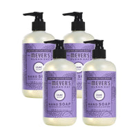 MRS. MEYER'S CLEAN DAY Hand Soap, Made with Essential Oils, Biodegradable Formula, Rain Water, 12.5 fl. oz - Pack of 3 - 7DAY'S