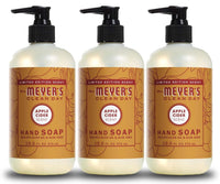 MRS. MEYER'S CLEAN DAY Hand Soap, Made with Essential Oils, Biodegradable Formula, Rain Water, 12.5 fl. oz - Pack of 3 - 7DAY'S