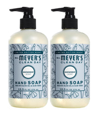 MRS. MEYER'S CLEAN DAY Hand Soap, Made with Essential Oils, Biodegradable Formula, Rain Water, 12.5 fl. oz - Pack of 3 - 7DAY'S